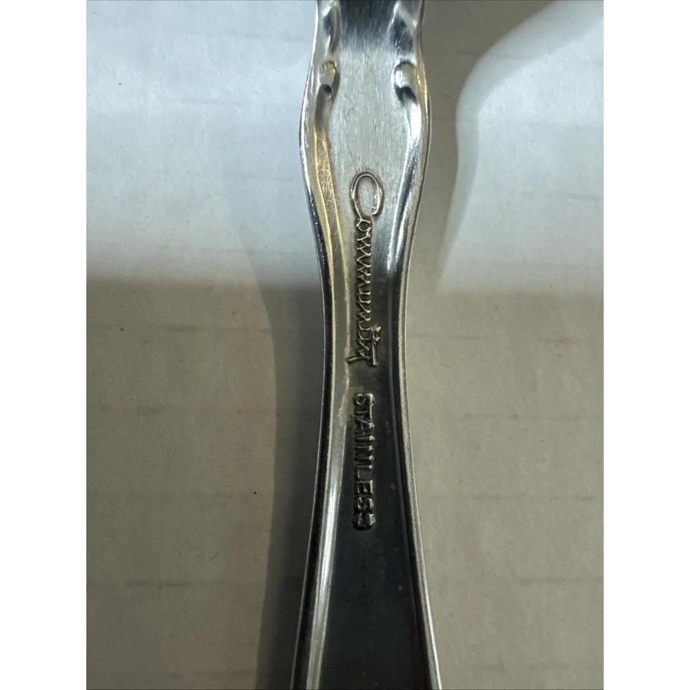 Oneida Community CANTATA Glossy 2 Stainless SERVING Slotted And Serving Spoon